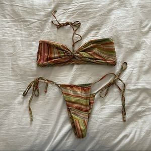 FRANKIES BIKINI size small top & bottom